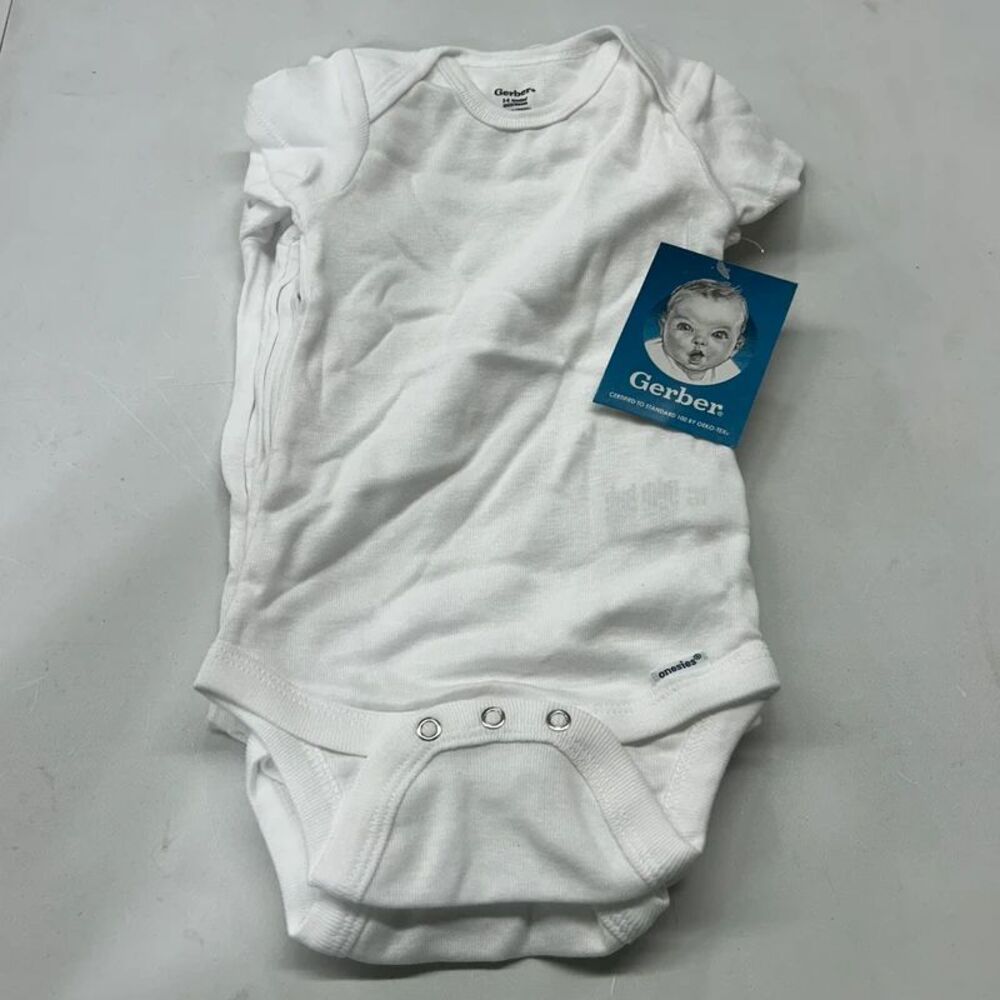 White One Piece Body Suit 3-6 Months Lot